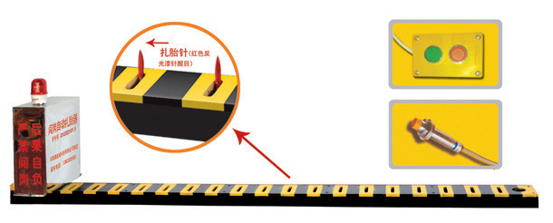 乐昌市V3嵌入式闯岗自动扎胎器/阻车器