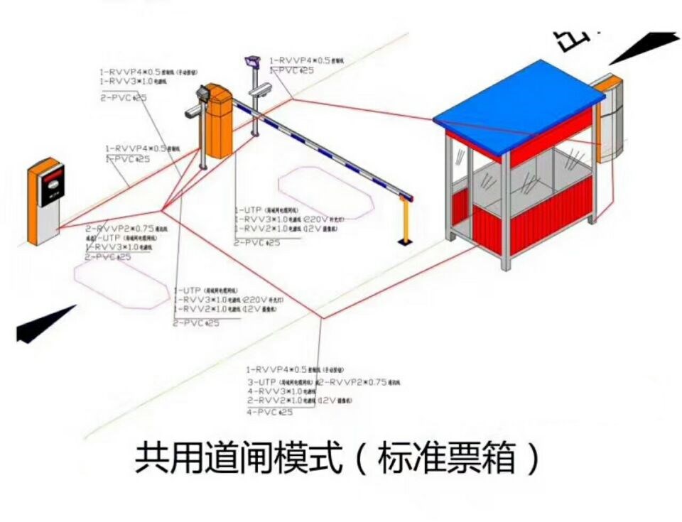 乐昌市单通道模式停车系统